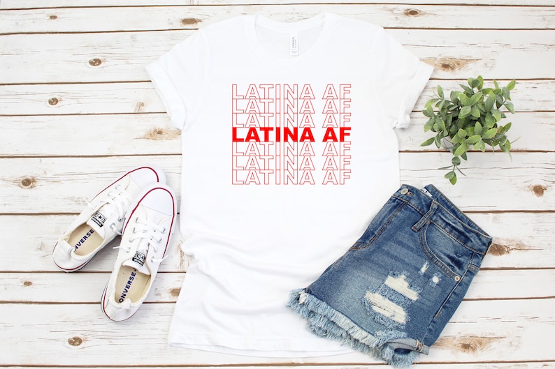 Latina AF Tshirt Latina Shirt Heritage Shirt Funny Tank Etsy