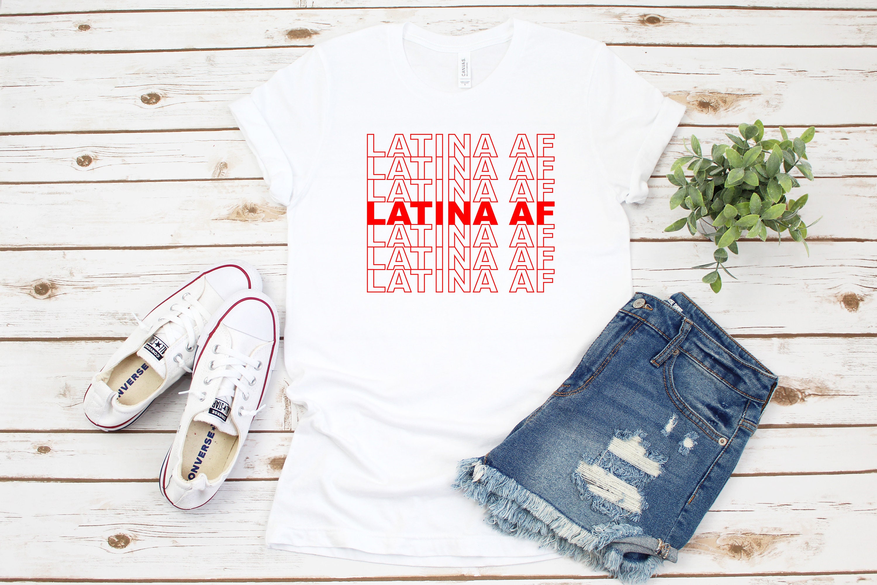 Latina Af Crop Top T-Shirt Latina Af Crop Top T-Shirt