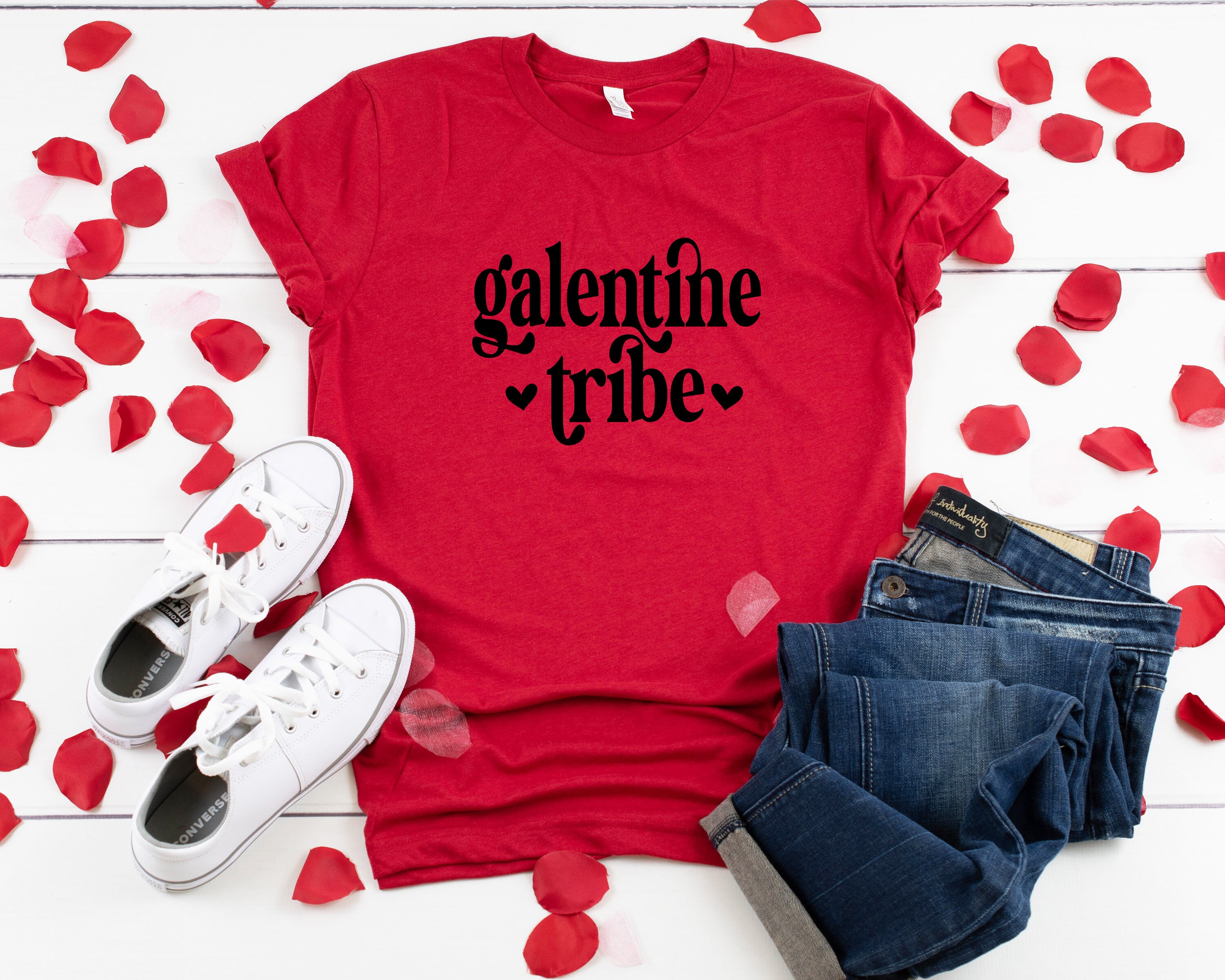 Galentine Tribe Valentine T-shirt 