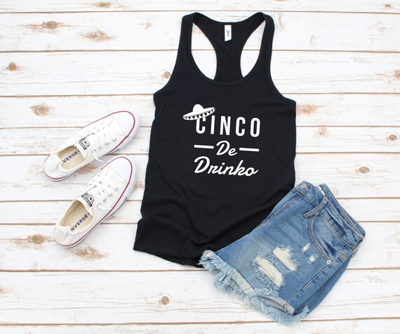 Cinco De Mayo Shirt For Women If You're Going To Be Salty Bring The Tequila Tank Top Casual Sleeveless Vest Black S At Women's Clothing Store