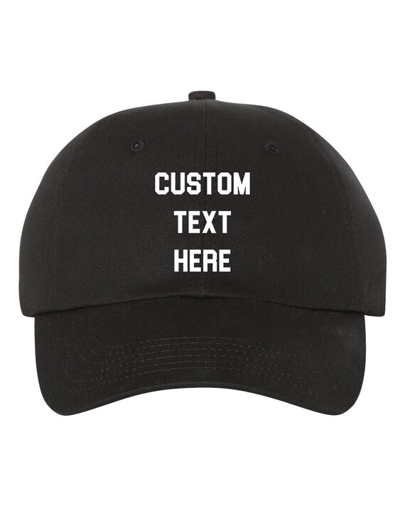 custom adjustable baseball hats