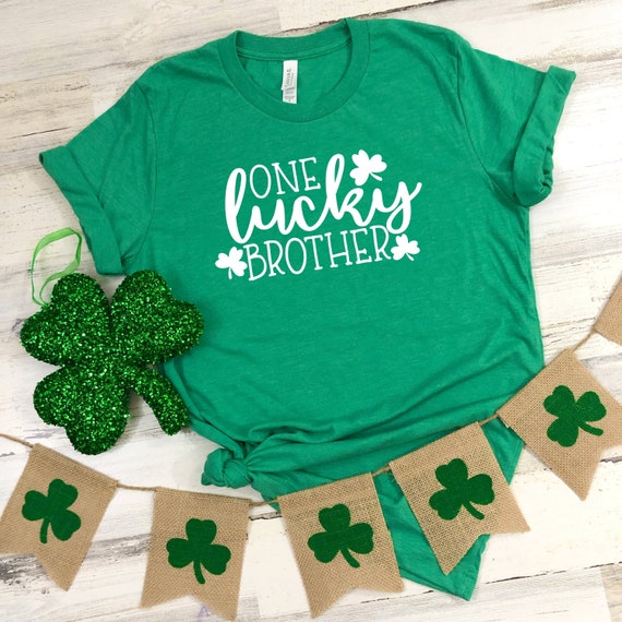 St. Patrick's Day T-Shirt - Lucky Bro T Shirt Gift St. Patrick's Day T-Shirt - Lucky Bro T Shirt Gift