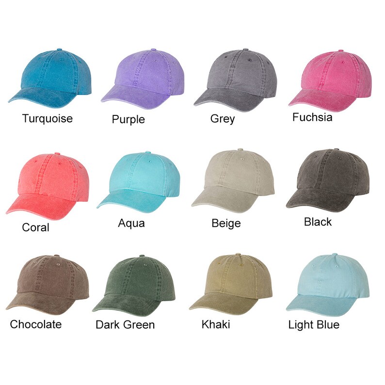 Wholesale Bulk Your Custom Text/design EMBROIDERED Dad Hat Etsy