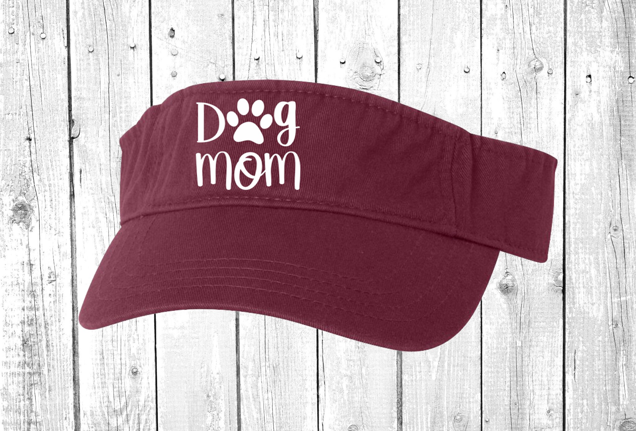 dog mom visor