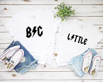 Big Little College Sorority shirts, Rock font sorority reveal shirts, Greek shirt, Little sister, Big Sister, Big Little shirt, GBig GGBig