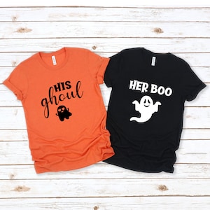 I'm Her Boo I'm His Witch - Personalized Halloween T-Shirt, Halloween