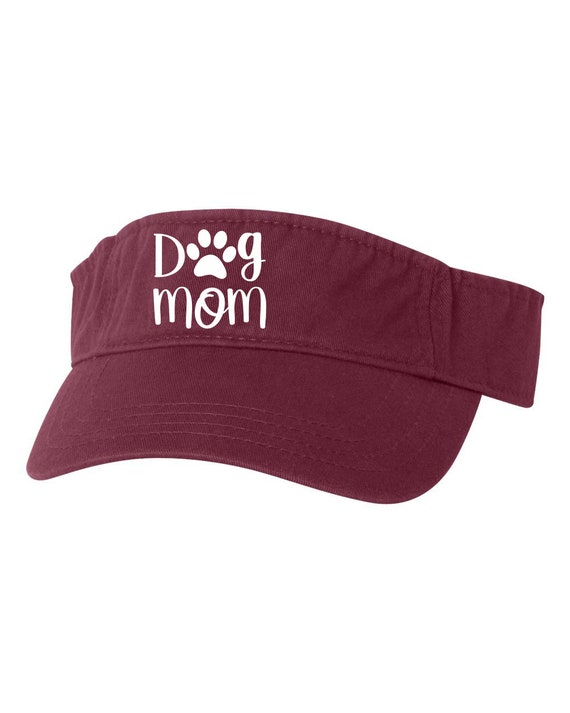 Dog Mom Paw Visor Hat Dog Lover Sun Visor Cap Fur Mama Visor Dog Mama Visor Gift for Dog Mom 13 Colors Etsy