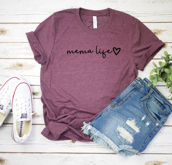 Mother's Day Grandma Gift Mema Life Is The Best Life T-Shirt Mother's Day Grandma Gift Mema Life Is The Best Life T-Shirt