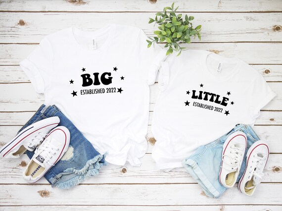 Big Reveal Sorority Little Sister Big Little Week Fire Big T-Shirt Big Reveal Sorority Little Sister Big Little Week Fire Big T-Shirt