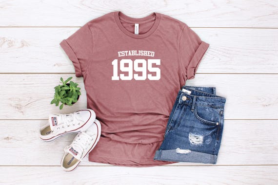 30th Birthday Triblend Shirt, Established 1995, Birthday Shirt, 30th Bday Shirt, Thirty Birthday Shirt, 30th Birthday Shirt, Birthday Shirts