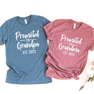 Pregnancy Announcement Grandparents Shirt, Pregnancy Announcement Shirts, baby announcement shirts, grandma grandpa shirts, new grandma 2025