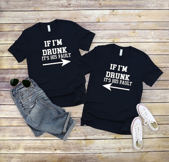 If I'm Drunk It's Her Fault Unicorn Funny Friends Couple Tank Top If I'm Drunk It's Her Fault Unicorn Funny Friends Couple Tank Top