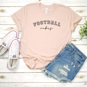 Camiseta de football mom, camiseta de football vibes arch, camiseta de béisbol para mujeres, camiseta de aficionado de fútbol, camiseta de fútbol, regalo para ella, ¡más colores!
