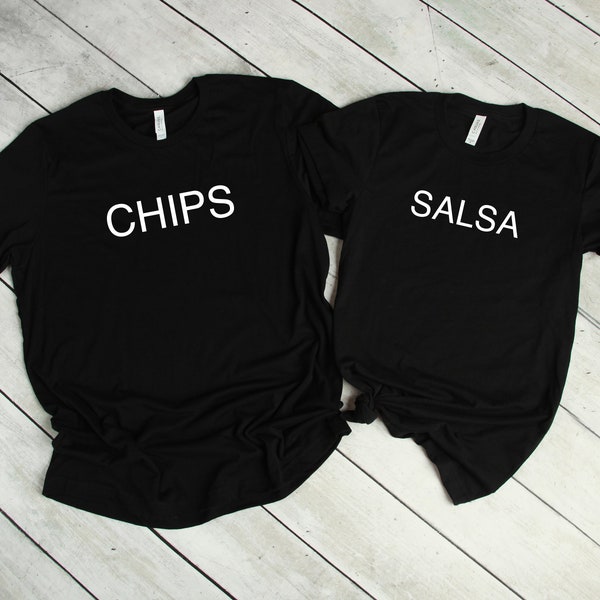 Couples Shirts T-Shirt, Chips And Salsa, Cinco De Mayo Shirts, His & Hers, Funny Shirts, Matching Shirts, Wedding Gift, Anniversary, May 5th
