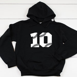 Custom BASEBALL Number Heavy Blend Hooded Sweatshirt Hoodie, Baseball Hoodie, Game Day Hoodie, Game Day, Baseball Mom, Baseball Mom Gift