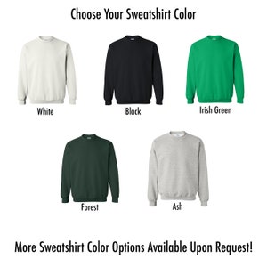 One Lucky Grandma St Patrick's Day Heavy Blend Crewneck Sweatshirt, Lucky Grandma St Patrick's Day, St Paddy's Day, Lucky, Gift For Grandma image 3