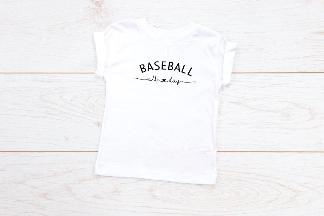 Baseball Youth TShirt, Baseball All Day Baseball Shirt, Unisex Youth