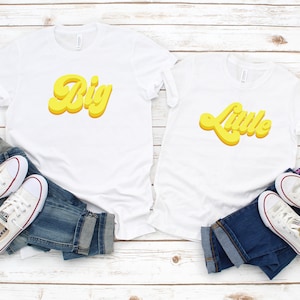 Big Little College Sorority shirts, Groovy Yellow Sorority Reveal shirts, Greek shirt, Little sister, Big Sister, Big Little, GBig GGBig