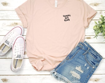 Chingona Tia Club LEFT CHEST Unisex TShirt,, Chingona Shirt, Chingona, Tia Shirt, Chigona Shirts, Gift For Tia, Aunt Gift, Cool Tia Shirt