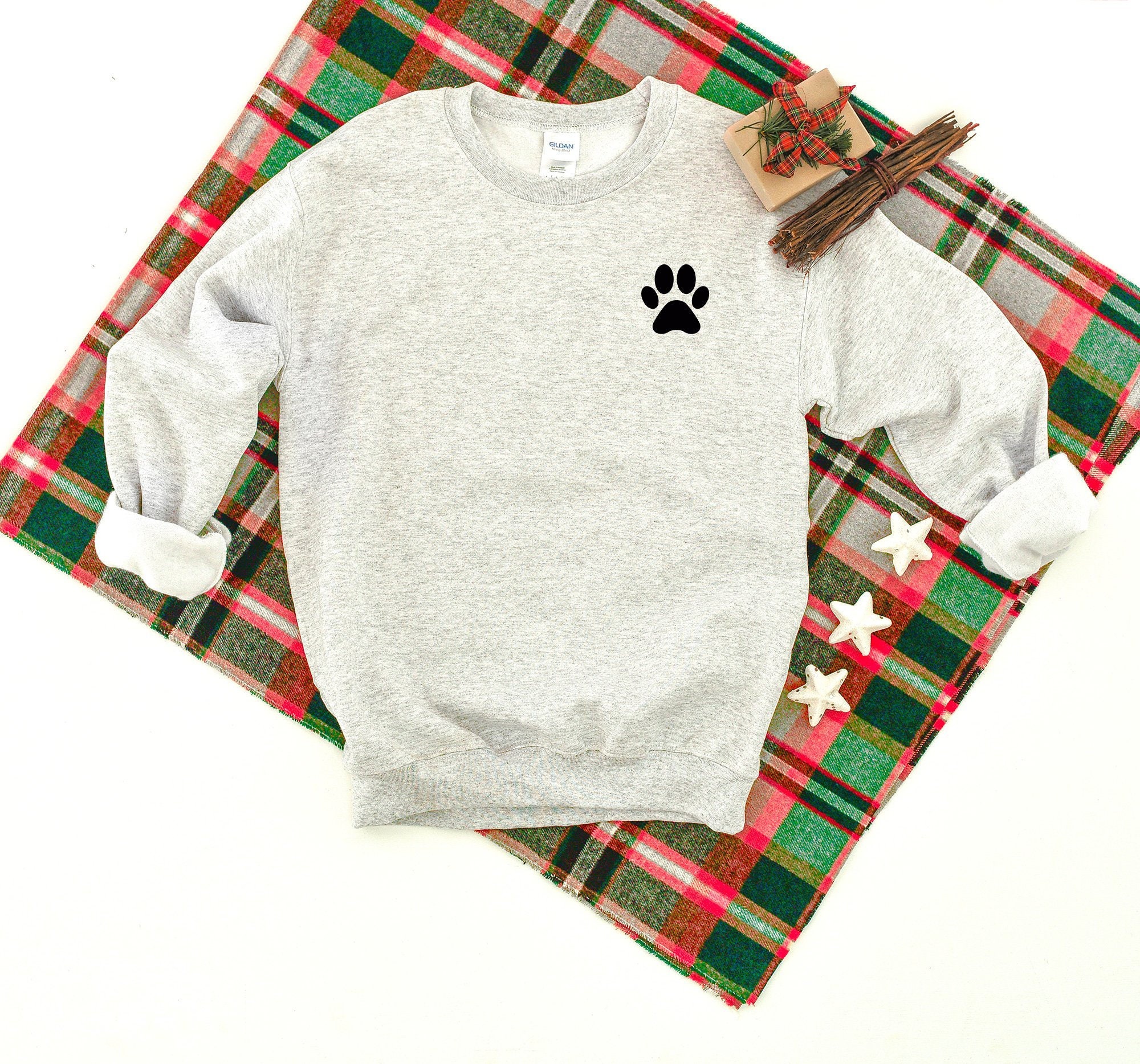 dog paw sweatshirt