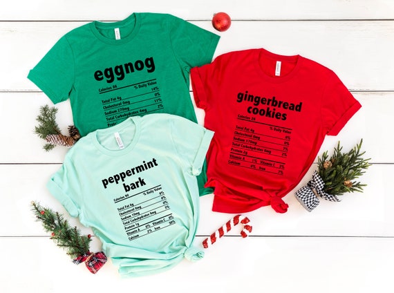 Gingerbread Cookies Thanksgiving Food Nutrition Facts T-Shirt Gingerbread Cookies Thanksgiving Food Nutrition Facts T-Shirt