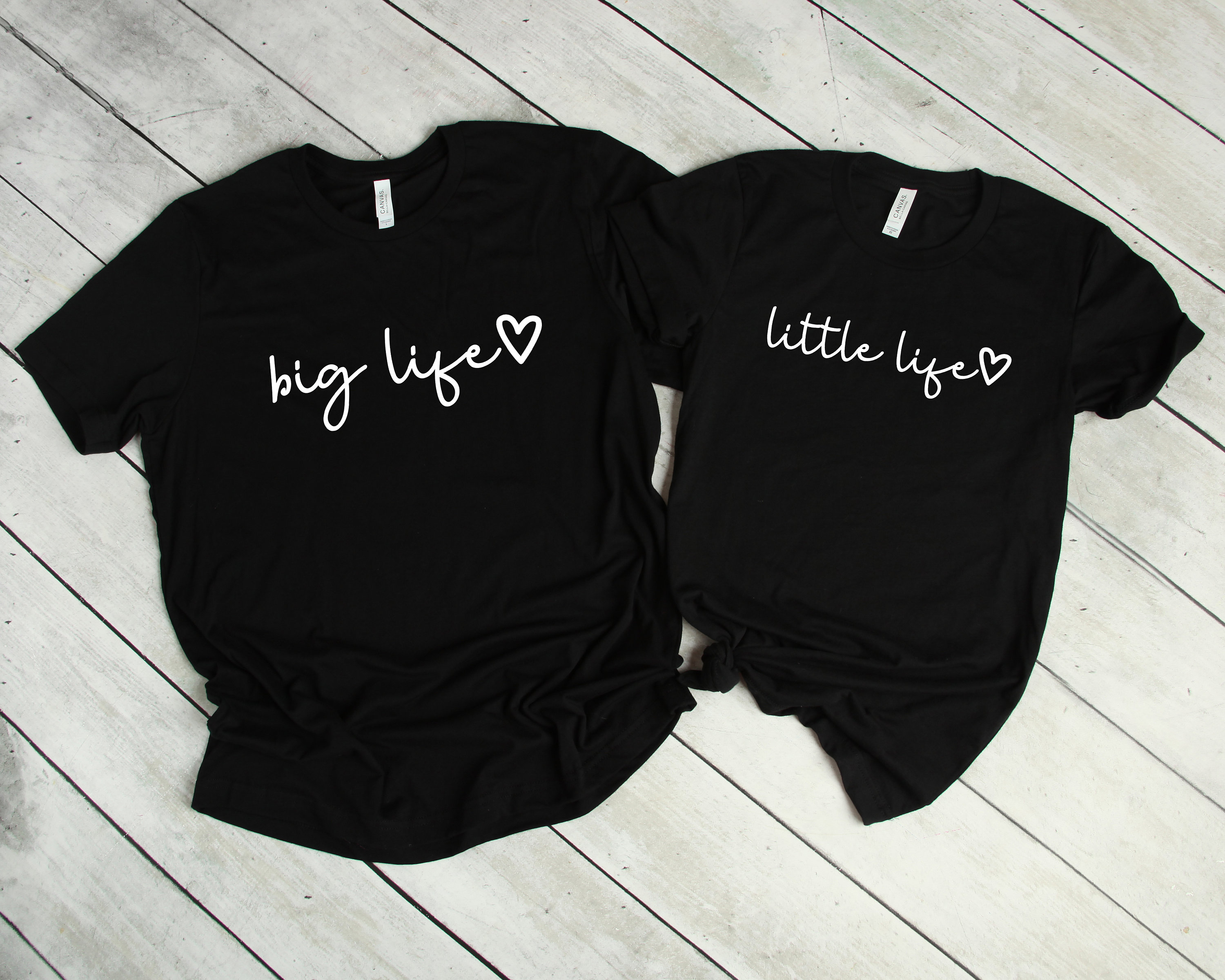 Big Little College Sorority Shirts Big Life Script Little - Etsy