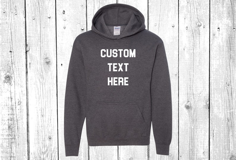 Your Custom Text Here Heavy Blend Youth Hooded Sweatshirt Hoodie Youth Hoodie Custom Hooded 