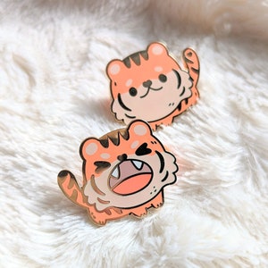 Little Tigers - Angy and OwO Enamel Pins