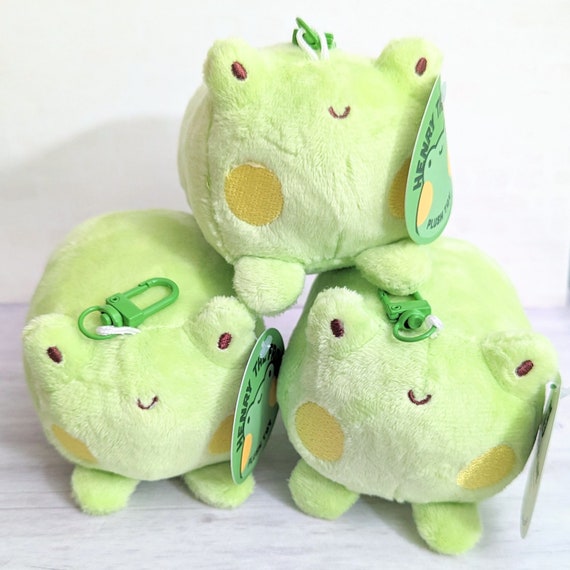 Henry the Sweet Frog Keychain Plush Cute Gay Frog Plushie Kawaii