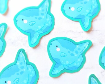 Mola Mola - Sweet Sunfish Waterproof Vinyl Stickers