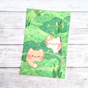 Carte postale Chats cachés
