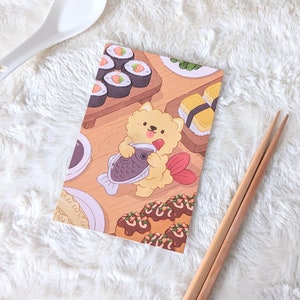 Dinertijd met Pupura-briefkaart