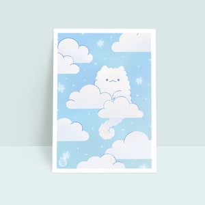 Cloud Cat - Art Print