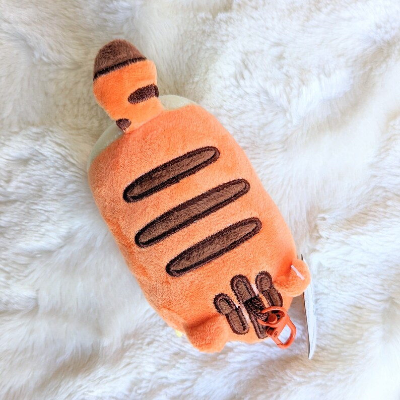 Tora the Angy Tiger Boi Keychain Plush Cute Year of the Tiger Plushie Kawaii Gift image 6