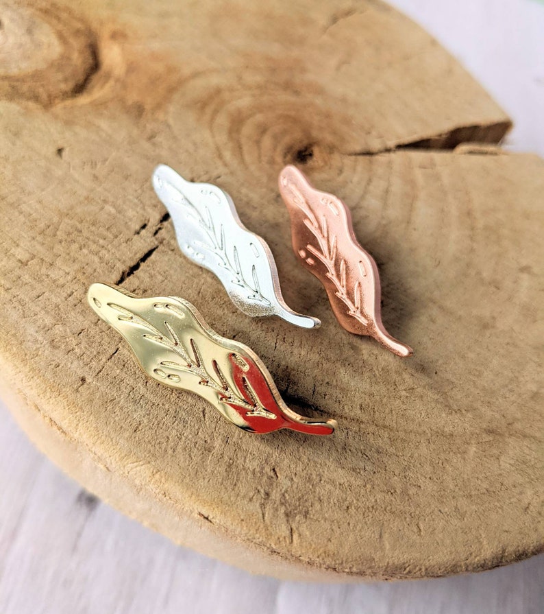 Plant Enamel Pins Little Leaves