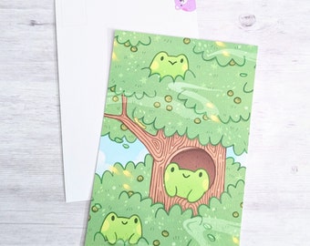 Tree Frogs Postcard