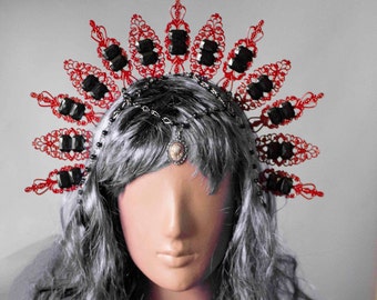 gothic headdress etsy