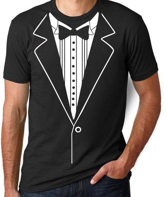 Mens Tuxedo Shirt, Tux Shirt, Groomsmen Gifts, Groomsmen Shirt Best Man  Shirt, Bachelor Shirt , Retro Tuxedo Costume Dress Fake Tuxedo - Etsy