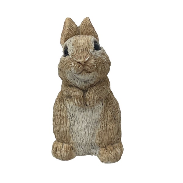 Stone Critter Littles SCL-019 Standing Bunny Rabbit 2" Tall