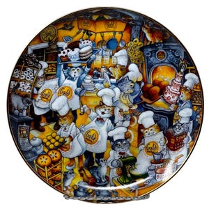Franklin Mint Gold Medal KITCHEN KATASTROPHE Collector Plate Bill Bell Ltd Ed