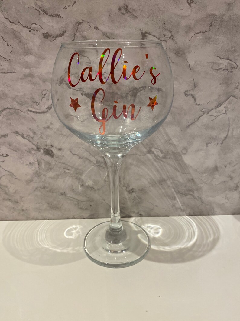 Personalised Gin Glass Gifts for Her Christmas Gift Etsy UK