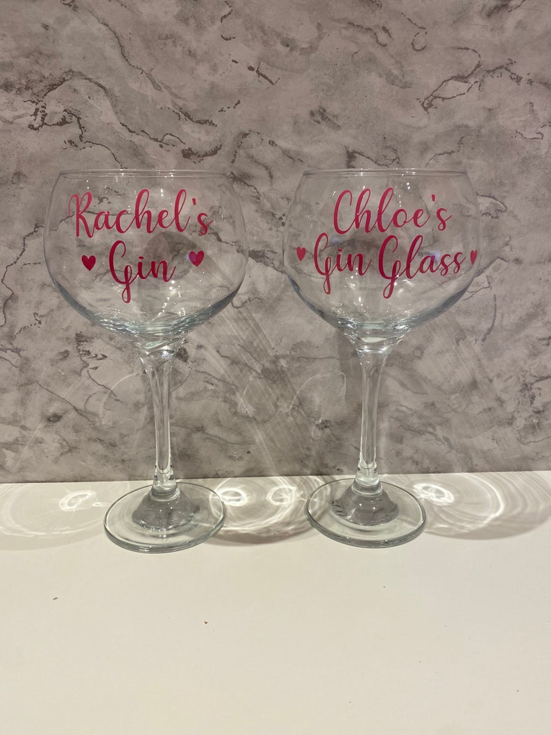 Personalised Gin Glass Gifts for Her Christmas Gift Etsy UK