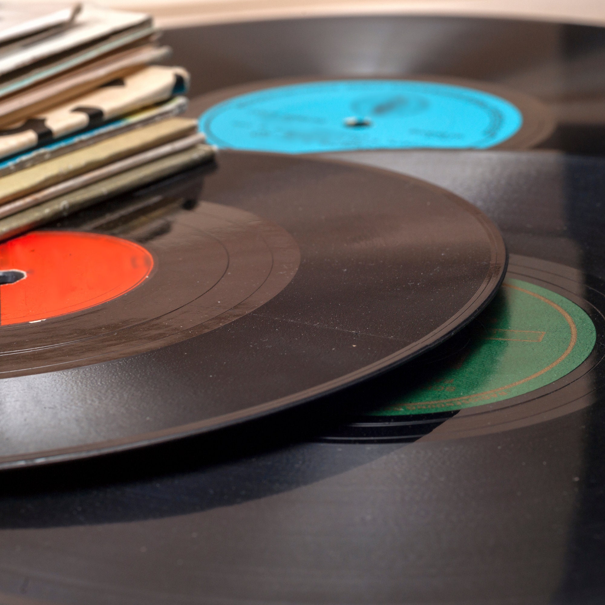 Vinyl Records no Sleeves Crafting DIY Home