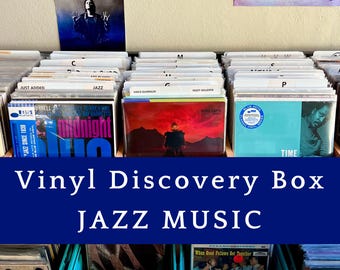 Jazz Vinyl Records Discovery Box | Mystery Lot | Ideal Gift for