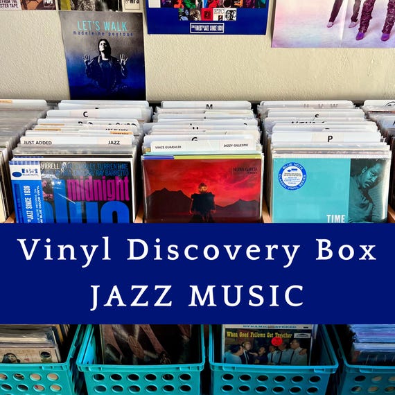 Jazz Vinyl Records Discovery Box | Mystery Lot | Ideal Gift for
