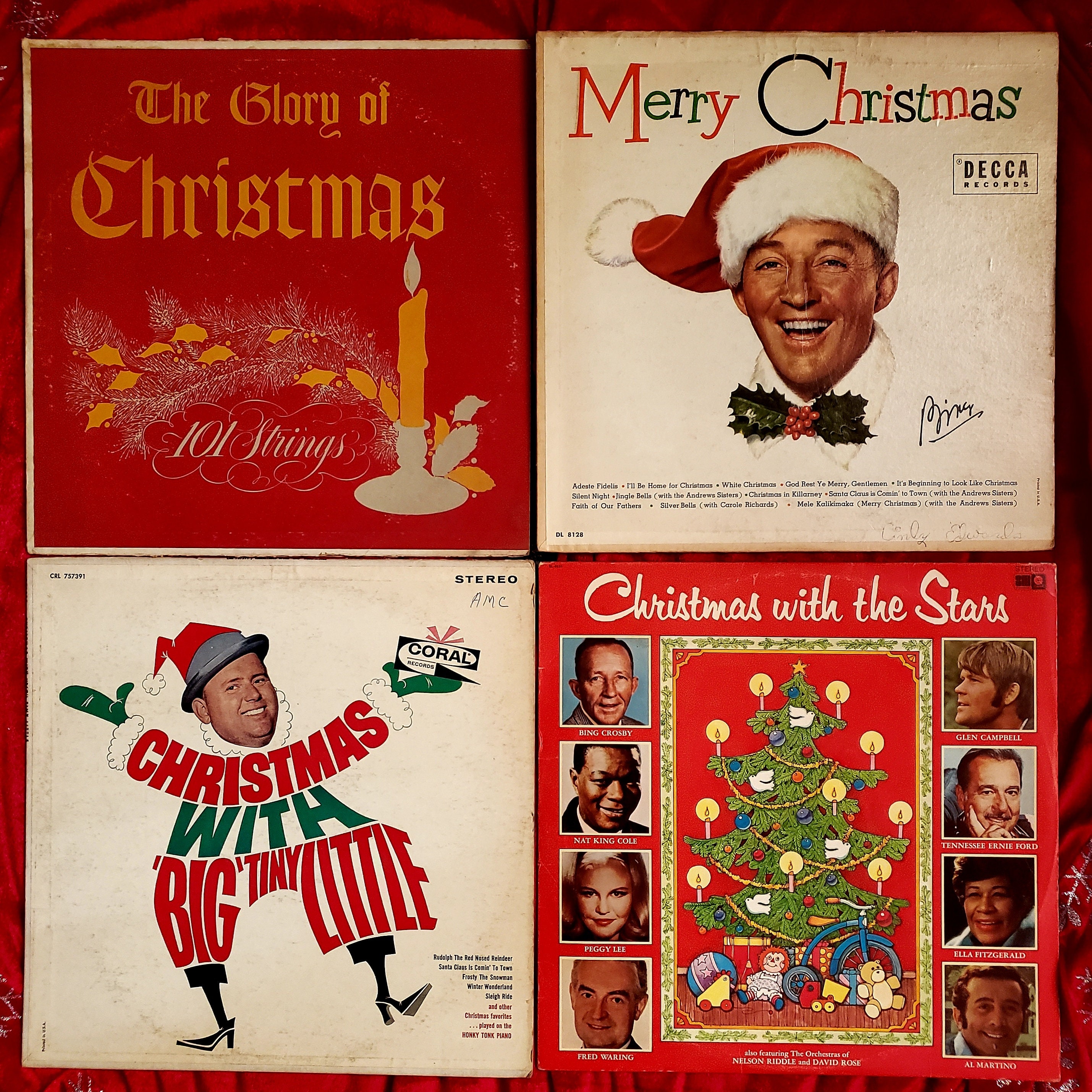Vintage Christmas Album Covers: Random Lot for Crafting, DIY, Home Décor no  Vinyl Included 