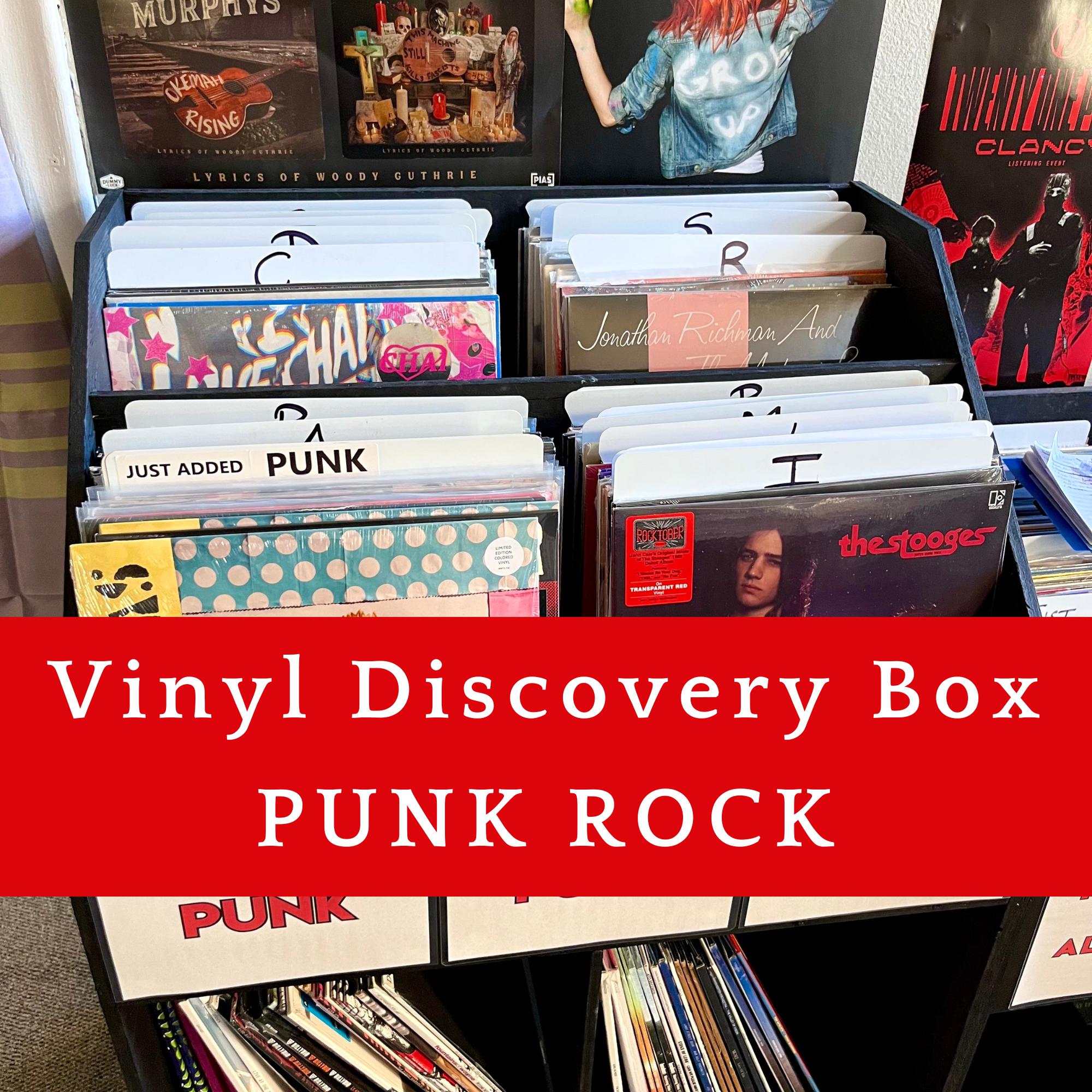 Punk Rock Vinyl Records Discovery Box: Mystery Collection - Etsy