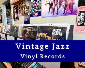 Vintage Jazz Vinyl Records: Swing, Bop, Dixieland, Fusion, Smooth