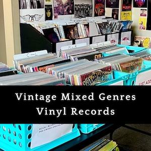 Vintage Mixed Genres Vinyl Records: Country, Pop, Jazz, Classical, Vocal, Folk, Funk, Soul, Rock and more | Mystery lot