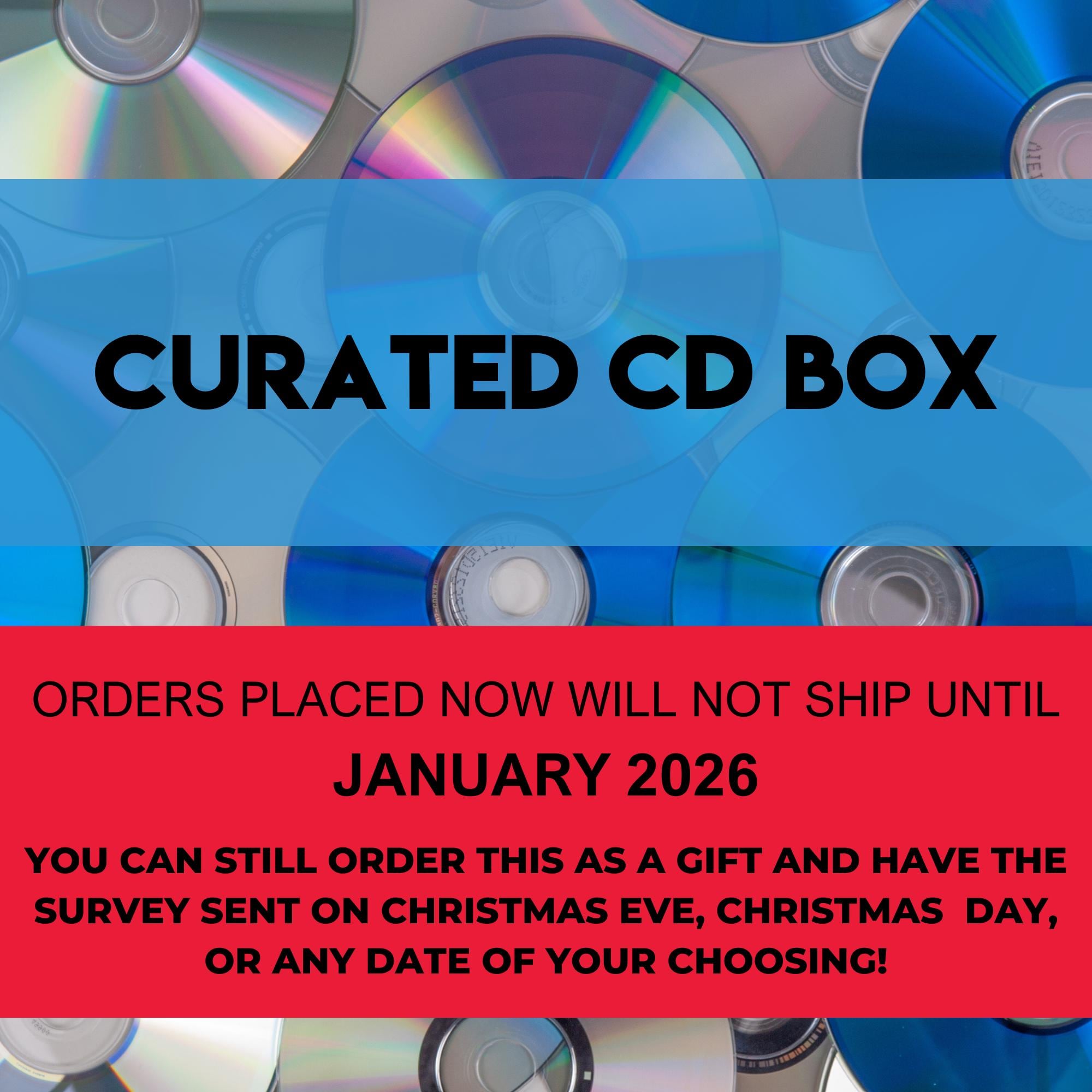 Curated CD Box | Handpicked Custom Mystery Selection | Ideal for